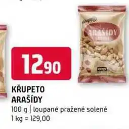 Terno Křupeto arašídy 100 g loupané pražené solené nabídka