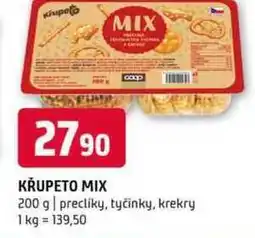 Terno Křupeto mix 200 g precliky, tyčinky, krekry nabídka