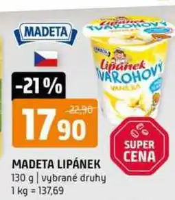 Terno Madeta Lipánek 130 g nabídka