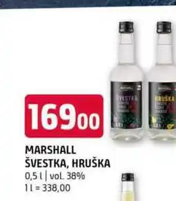 Terno Marshall švestka hruška 0,5l vol. 38% nabídka