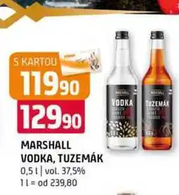 Terno Marshall vodka tuzemák 0,5l vol. 37,5% nabídka
