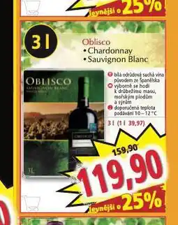 Norma Oblisco chardonnay nabídka
