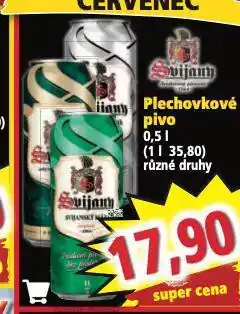 Norma Svijany pivo nabídka