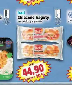 Norma Deli chlazené bagety nabídka