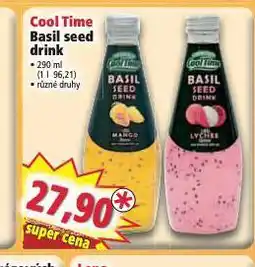 Norma Cool time basil seed drink nabídka