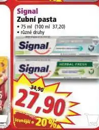 Norma Signal zubní pasta nabídka