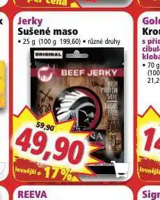 Norma Jerky sušené maso nabídka