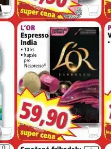 Norma L'or káva nabídka