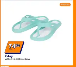 Action Žabky nabídka
