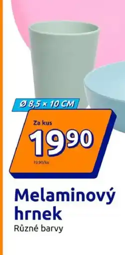 Action Melaminový hrnek Různé barvy nabídka