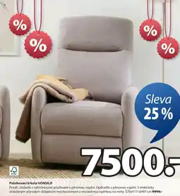 JYSK Polohovací křeslo VONSILD nabídka