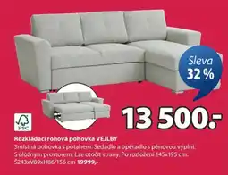 JYSK Rozkládací rohová pohovka VEJLBY nabídka