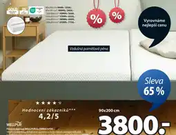 JYSK WELLPUR Pěnová matrace WELLPUR GLOMMA GF30 nabídka