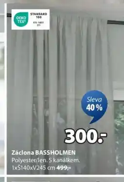 JYSK Záclona BASSHOLMEN nabídka