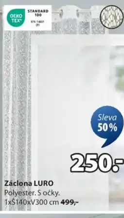 JYSK Záclona LURO nabídka