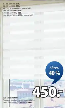JYSK Duo roleta FEMRIS nabídka