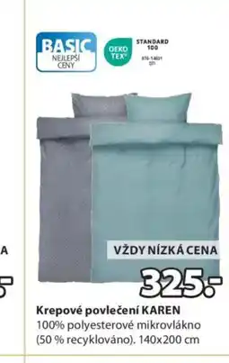 JYSK Krepové povlečení KAREN nabídka