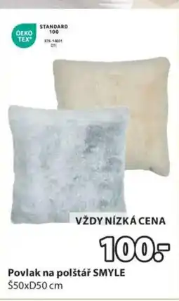 JYSK Povlak na polštář SMYLE nabídka