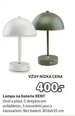 JYSK Lampa na baterie KENT nabídka