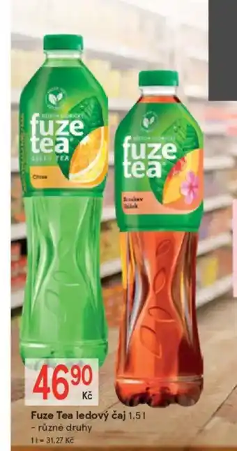 Žabka Fuze Tea ledový čaj nabídka