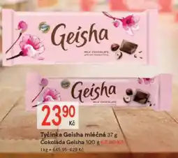 Žabka Tyčinka Geisha mléčná nabídka