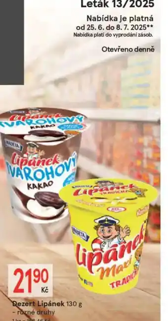 Žabka Dezert Lipánek nabídka