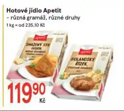 Žabka Hotové jídlo Apetit nabídka
