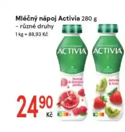 Žabka Mléčný nápoj Activia nabídka