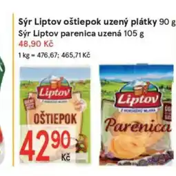 Žabka Sýr Liptov oštiepok uzený plátky nabídka