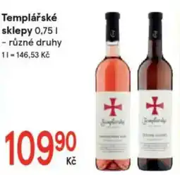 Žabka Templářské nabídka