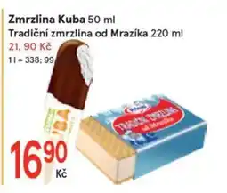 Žabka Zmrzlina Kuba nabídka