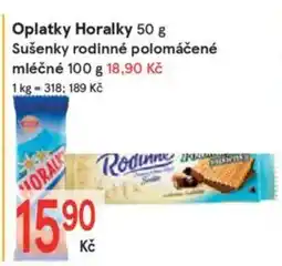 Žabka Oplatky Horalky nabídka