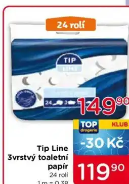 TOP drogerie Tip Line 3vrstvý toaletní nabídka