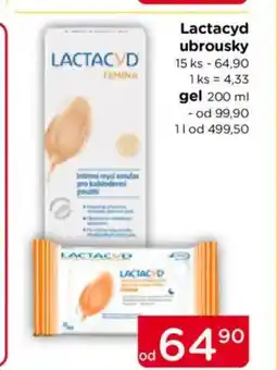 TOP drogerie Lactacyd ubrousky nabídka