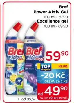 TOP drogerie Bref Power Aktiv Gel nabídka