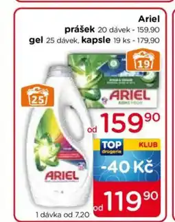 TOP drogerie Ariel prášek nabídka