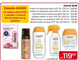 TOP drogerie Astrid SUN nabídka