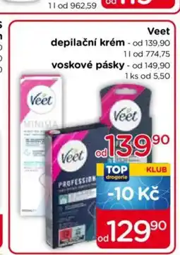 TOP drogerie Veet depilační krém nabídka