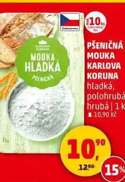 Penny Market PŠENIČNÁ MOUKA HLADKA KARLOVA KORUNA hladká, 1 kg nabídka