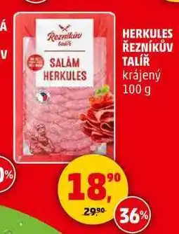Penny Market HERKULES ŘEZNÍKŮV TALÍŘ krájený, 100 g nabídka