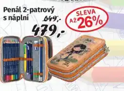 PRIOR Penál 2-patrový s náplní nabídka