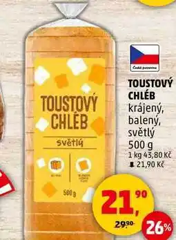 Penny Market TOUSTOVÝ CHLEB světlý, 500 g nabídka