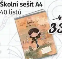 PRIOR Školní sešit A4 40 listů nabídka