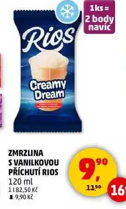 Penny Market ZMRZLINA S VANILKOVOU PŘÍCHUTÍ RIOS, 120 ml nabídka