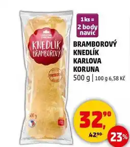 Penny Market BRAMBOROVÝ KNEDLÍK KARLOVA KORUNA, 500 g nabídka