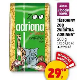 Penny Market TĚSTOVINY ZOO ZVÍŘÁTKA ADRIANA, 500 g nabídka