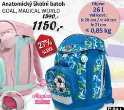 PRIOR Anatomický školní batoh nabídka