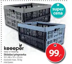 Keeeper skládací přepravka