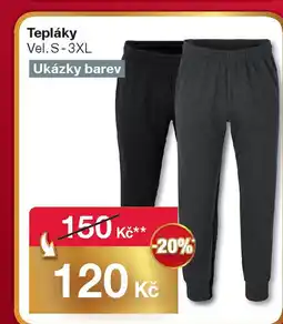 Tepláky Vel. S-3XL