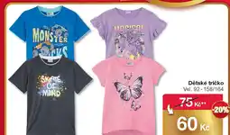 Woolworth Dětské tričko Vel. 92 158/164 nabídka